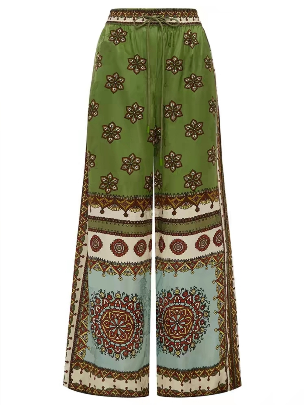 ALÉMAIS Contina Wide-Leg Jacquard Pants